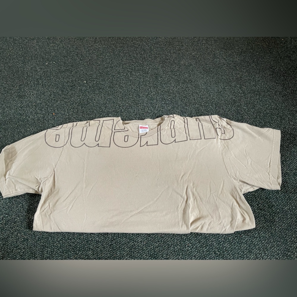 Supreme tan shirt